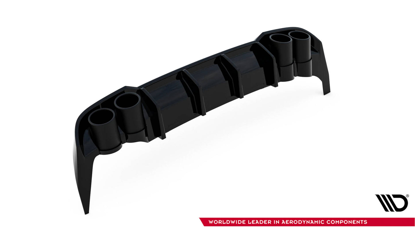 Rear valance + exhaust ends imitation seat leon st fr mk4