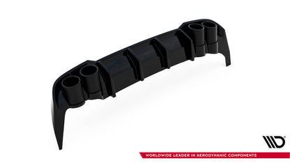 Rear valance + exhaust ends imitation seat leon st fr mk4