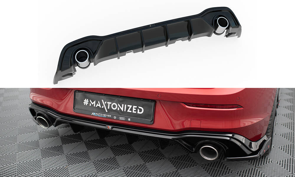 Takavalance + pakokaasupäät Volkswagen Golf GTE / R-Line MK8 / MK8 FaceLift