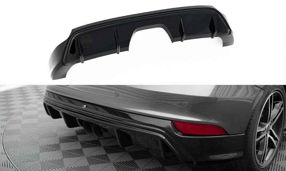 Rear valance ford focus st mk3 fl (rs-look)