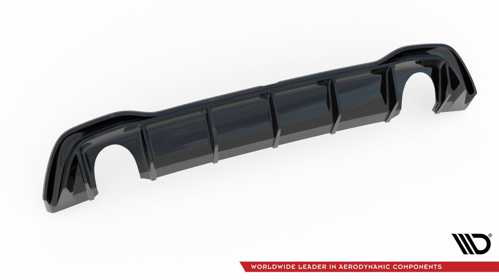 Rear valance (gti look) with exhaust volkswagen golf mk8