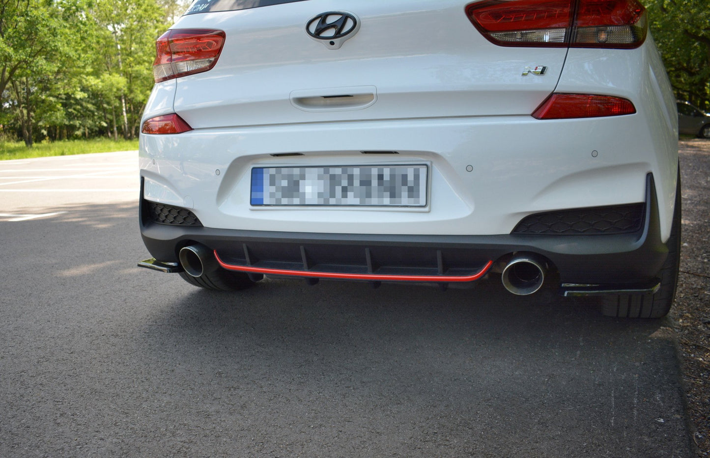 Rear valance hyundai i30 n mk3 hatchback