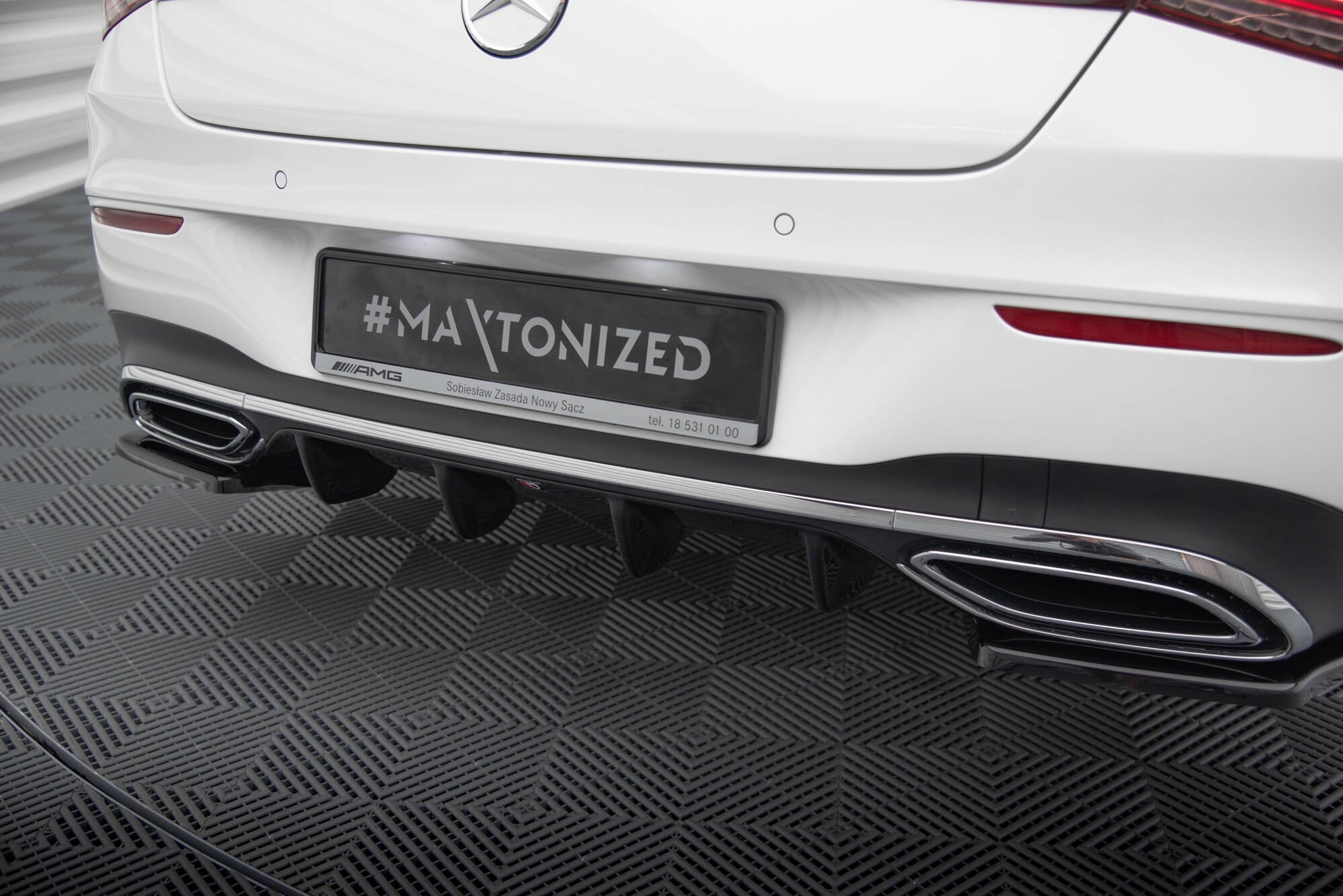 Rear valance mercedes-benz cla  amg-line x118