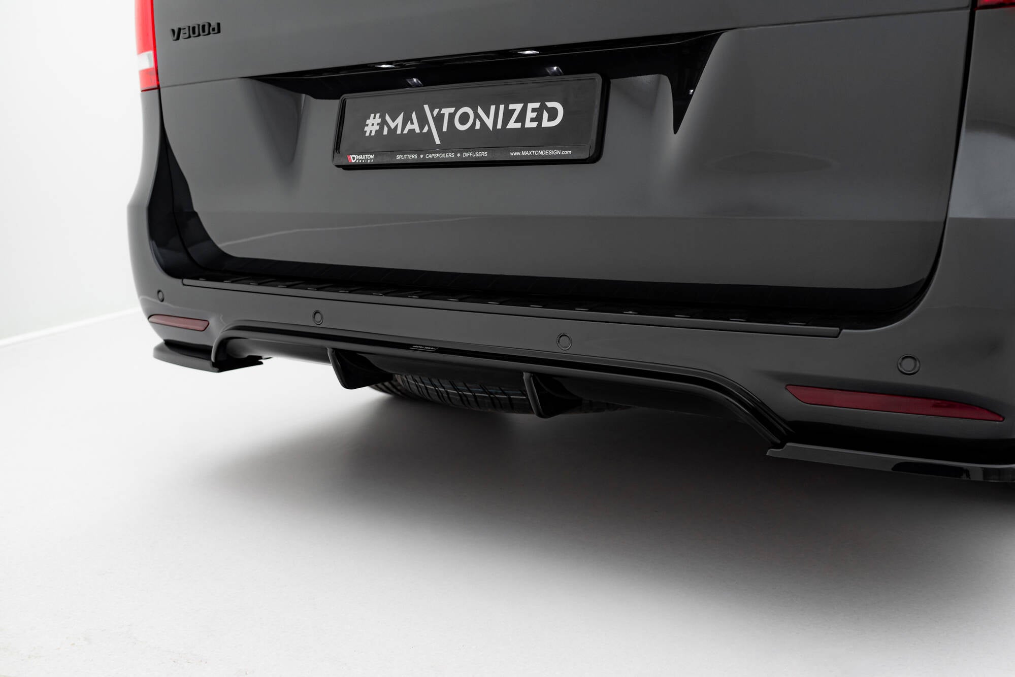 Rear valance mercedes-benz v-class amg-line w447 facelift