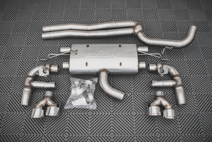 Bagerste valance + Milltek Sport udstødning Audi RS3 Sportback 8v ansigtsløftning