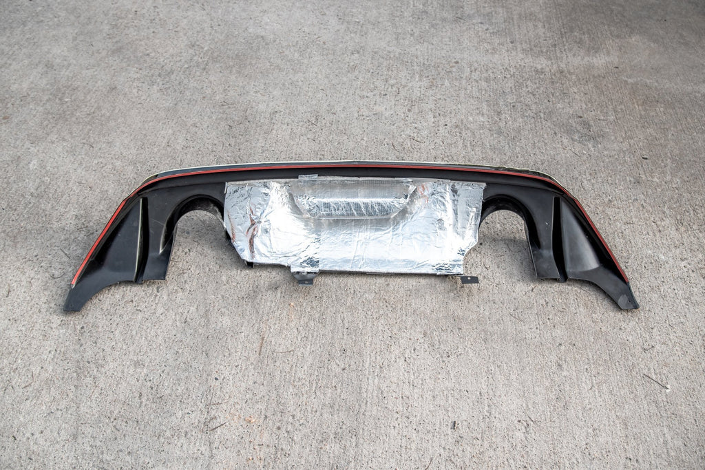 Rear valance + miltek sport exhaust ford fiesta st mk8