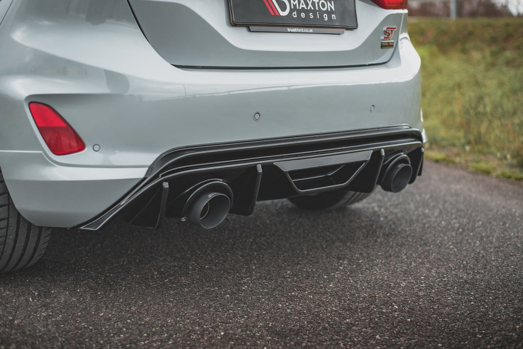 Rear valance + miltek sport exhaust ford fiesta st mk8
