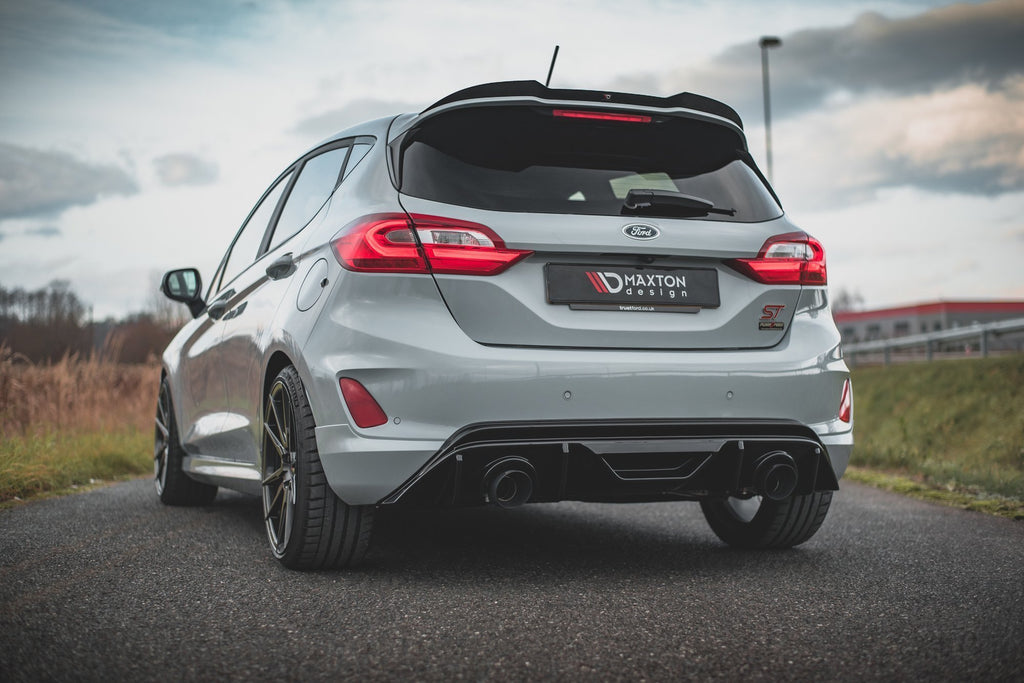 Rear valance + miltek sport exhaust ford fiesta st mk8 + gpf system