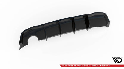 Rear valance opel astra gtc opc-line j (version with single exhaust on one side)