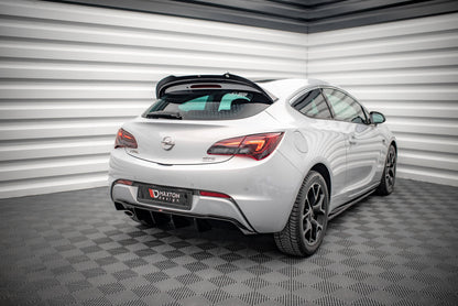 Rear valance opel astra gtc opc-line j (version with single exhaust on one side)