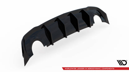 Rear valance opel astra gtc opc-line j (version with single exhausts on both sides)