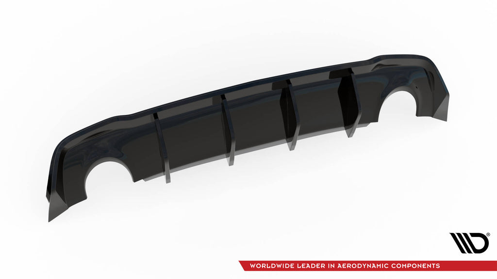 Rear valance opel astra gtc opc-line j (version with single exhausts on both sides)