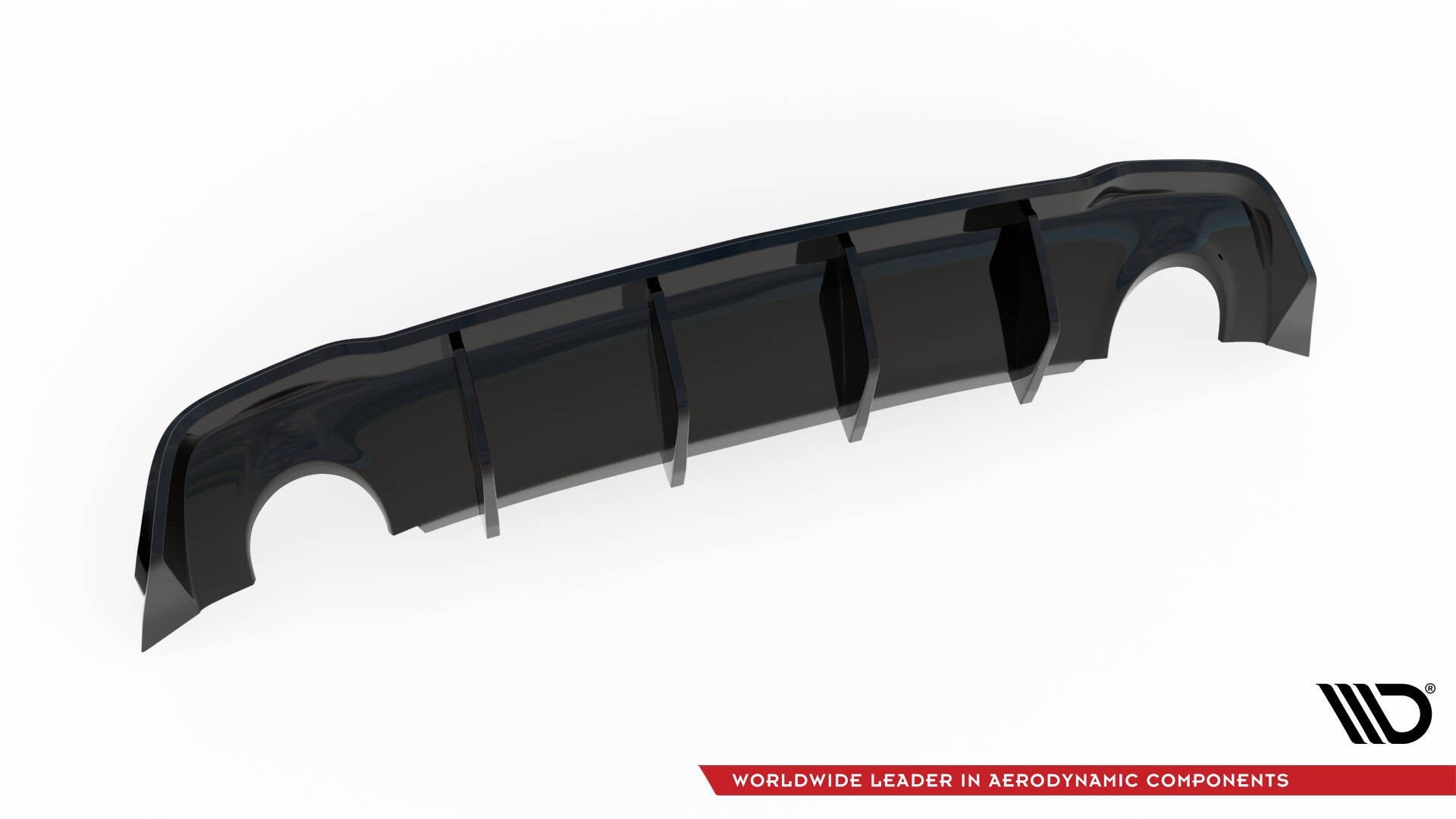 Rear valance opel astra gtc opc-line j (version with single exhausts on both sides)