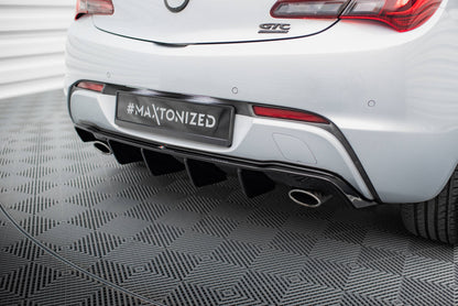 Rear valance opel astra gtc opc-line j (version with single exhausts on both sides)