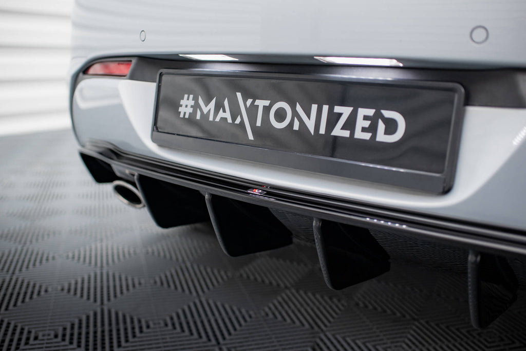 Rear valance opel astra gtc opc-line j (version with single exhausts on both sides)