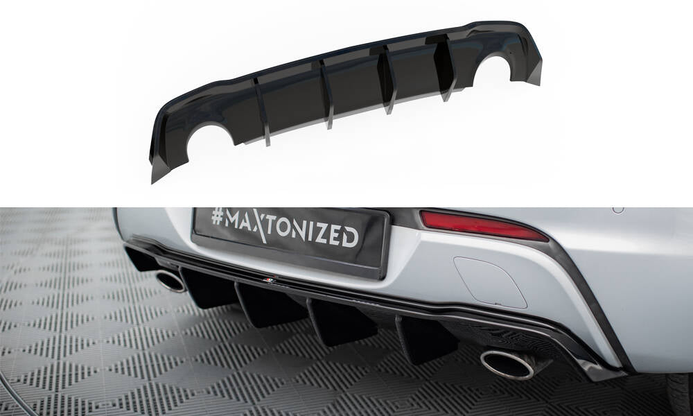 Rear valance opel astra gtc opc-line j (version with single exhausts on both sides)