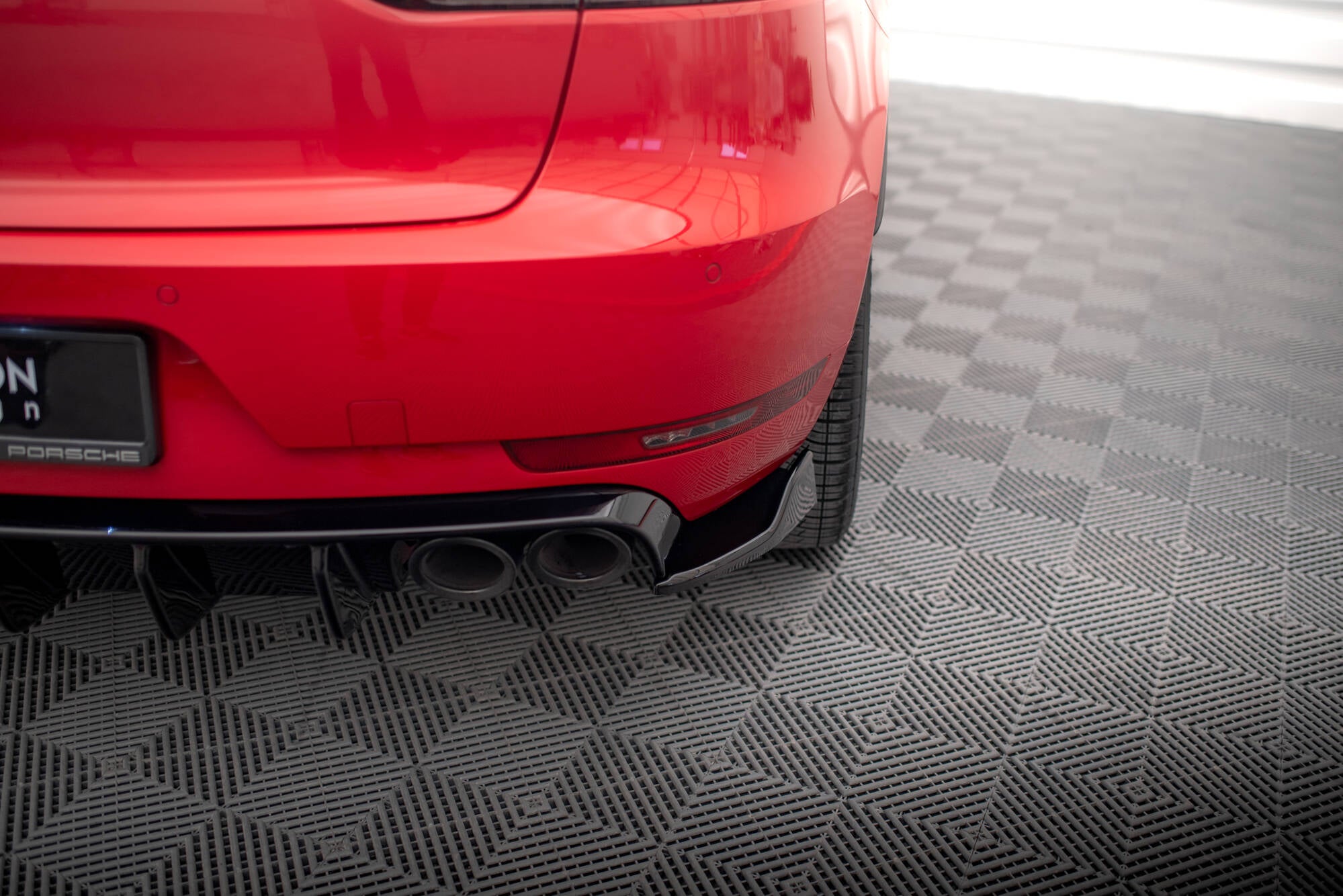 Rear valance porsche macan gts / sport design mk1 facelift
