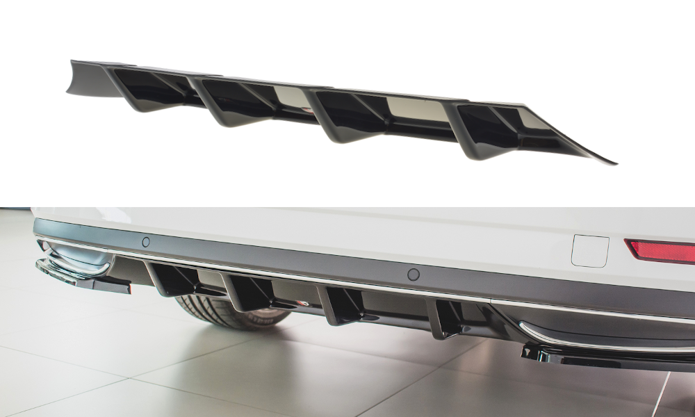 Rear valance skoda superb liftback / combi mk3 fl