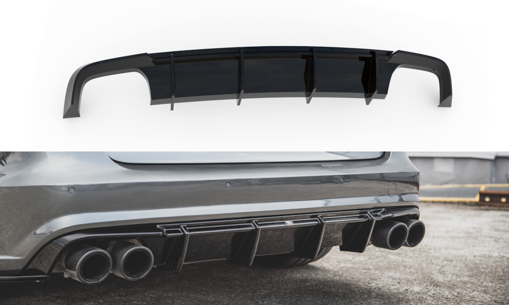 Rear valance v.1 audi s6 c7 facelift