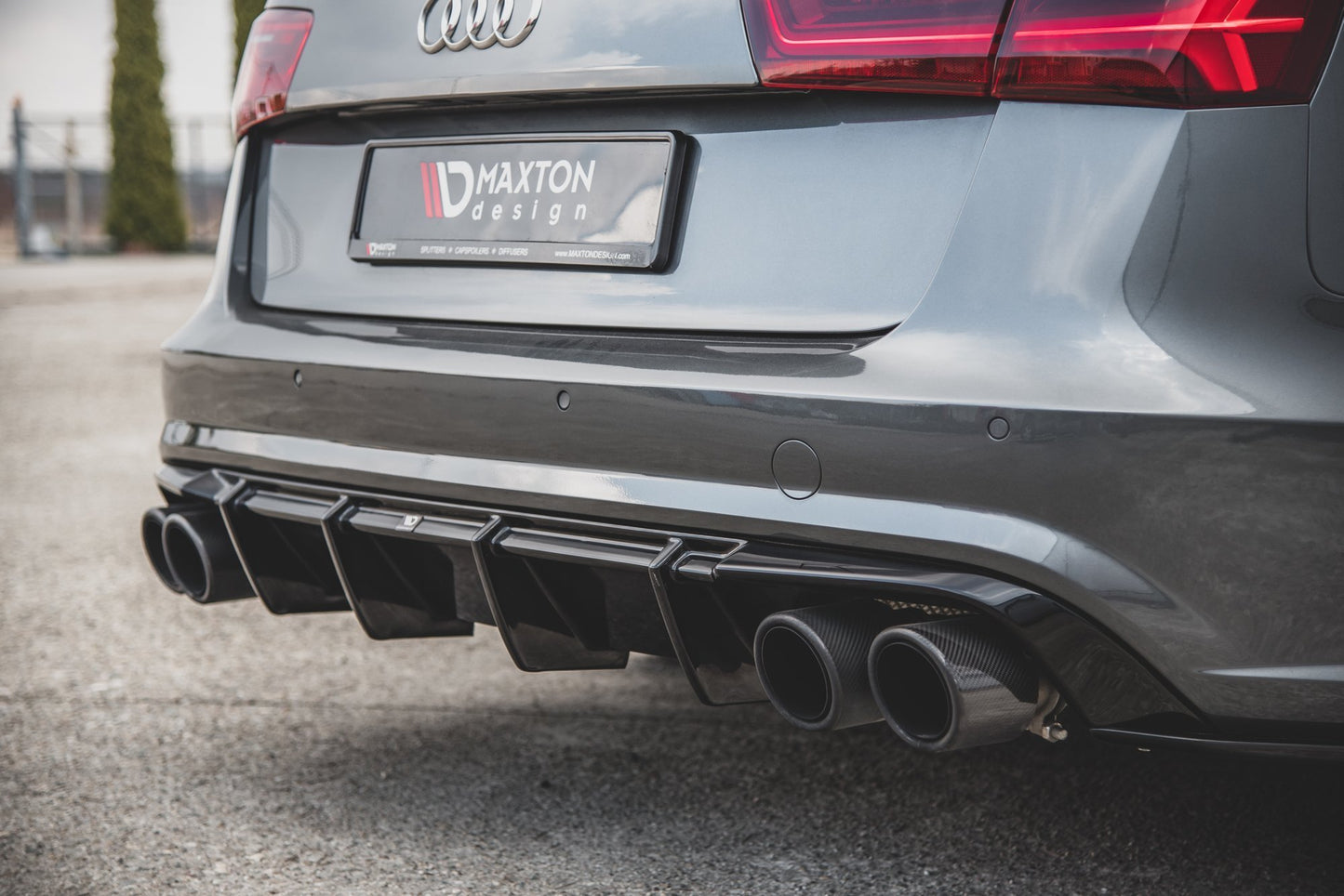 Rear valance v.1 audi s6 c7 facelift