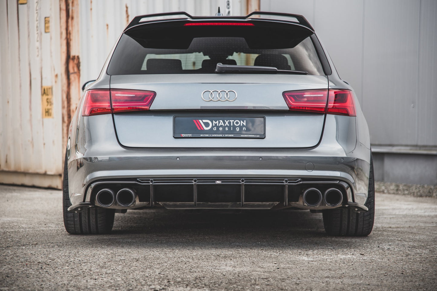 Rear valance v.1 audi s6 c7 facelift