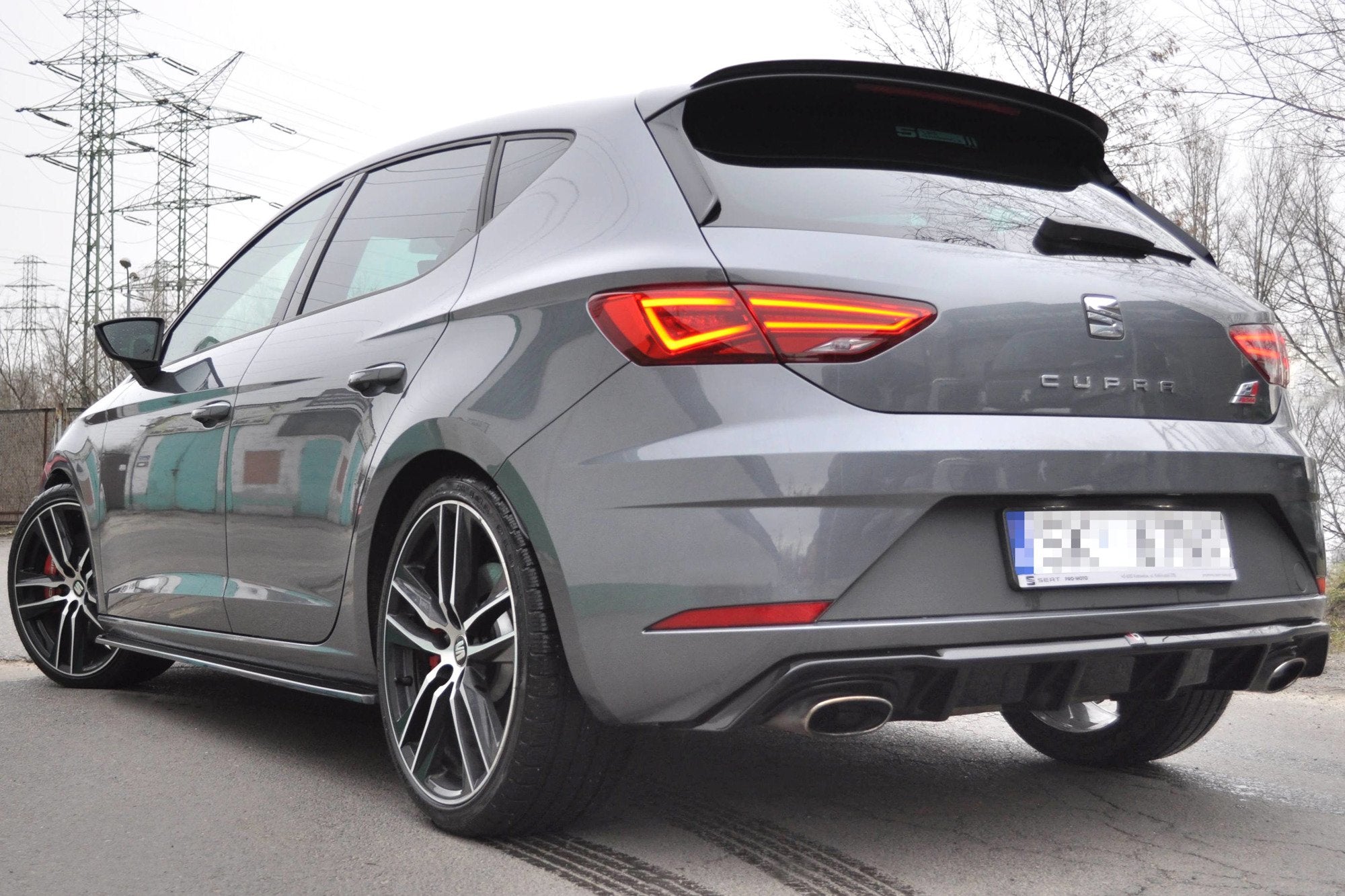 Rear valance v.1 seat leon cupra mk3 fl hatchback