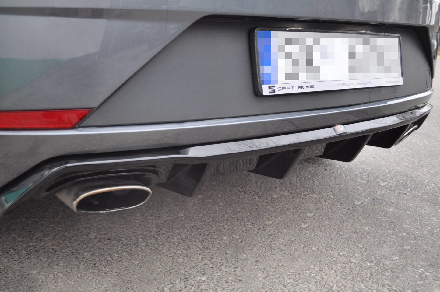 Rear valance v.1 seat leon cupra mk3 fl hatchback