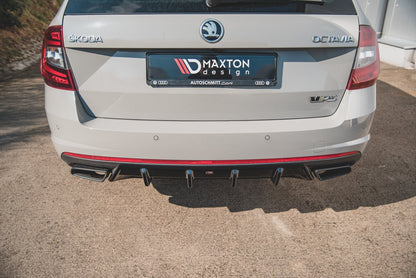 Rear valance v.1 skoda octavia rs mk3 / mk3 fl hatchback / estate
