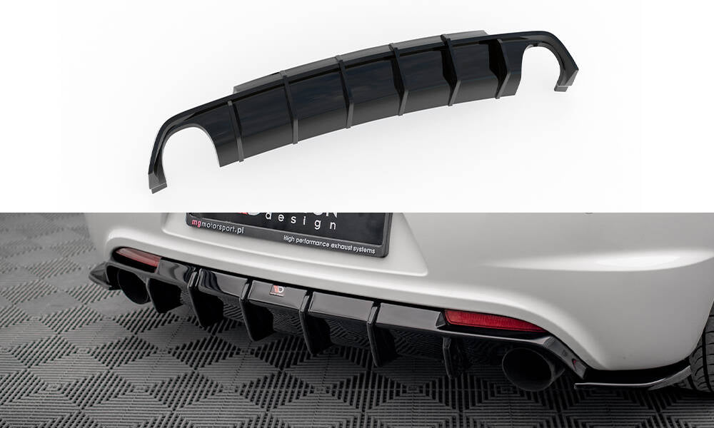 Rear valance v.1 volkswagen scirocco r mk3
