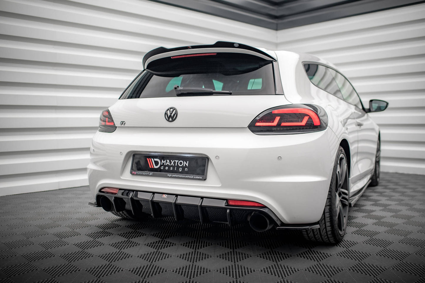 Rear valance v.1 volkswagen scirocco r mk3