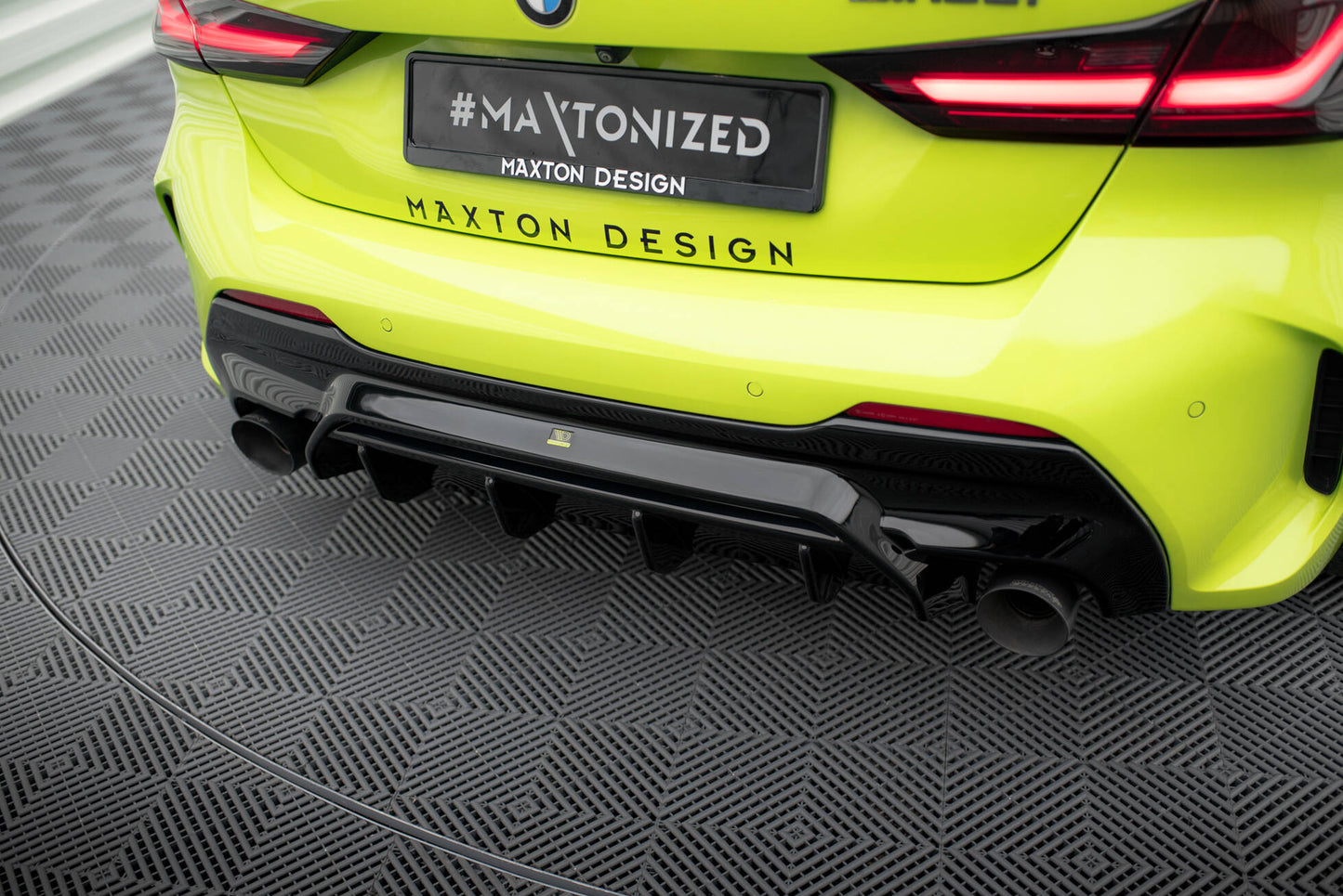 Rear valance v.1 for bmw 1 f40 m-pack/ m135i