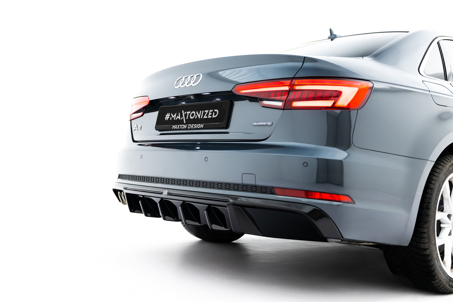 Rear valance v.2 audi a4 s-line sedan / avant b9