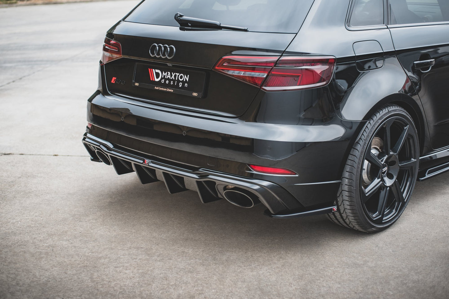 Rear valance v.2 audi rs3 8v sportback facelift