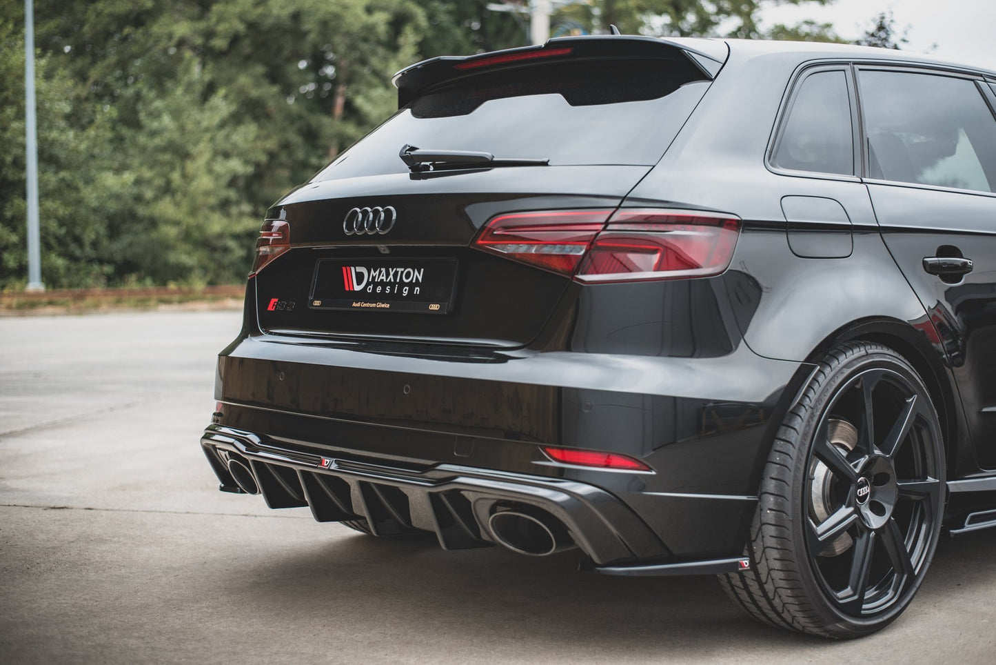 Rear valance v.2 audi rs3 8v sportback facelift