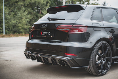 Rear valance v.2 audi rs3 8v sportback facelift