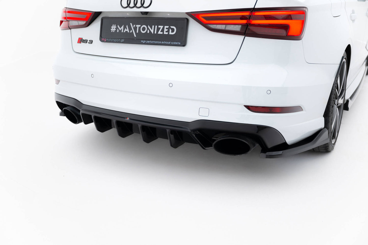 Rear valance v.2 audi rs3 sedan 8v facelift