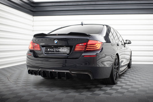 Rear valance v.2 bmw 5 m-pack f10 / f11 (version with double exhaust on one side)