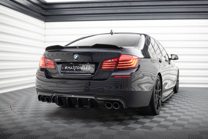 Rear valance v.2 bmw 5 m-pack f10 / f11 (version with two double exhausts)