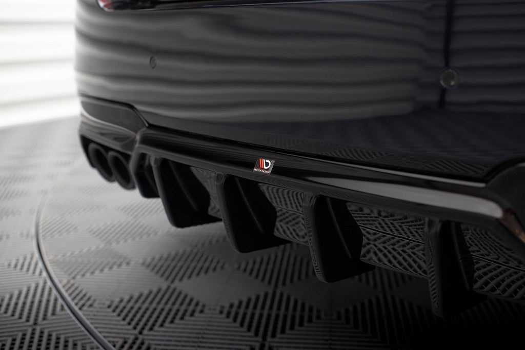 Bagerste valance v.2 BMW 5 m-pack F10 / F11 (version med to dobbelt udstødninger)