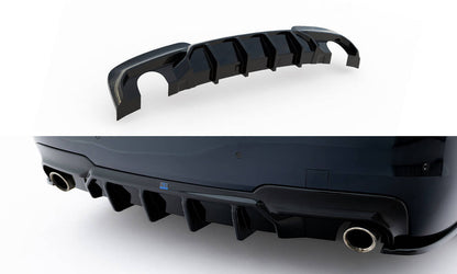 Rear valance v.2 bmw 5 m-pack f10 / f11 (version with two single exhausts)