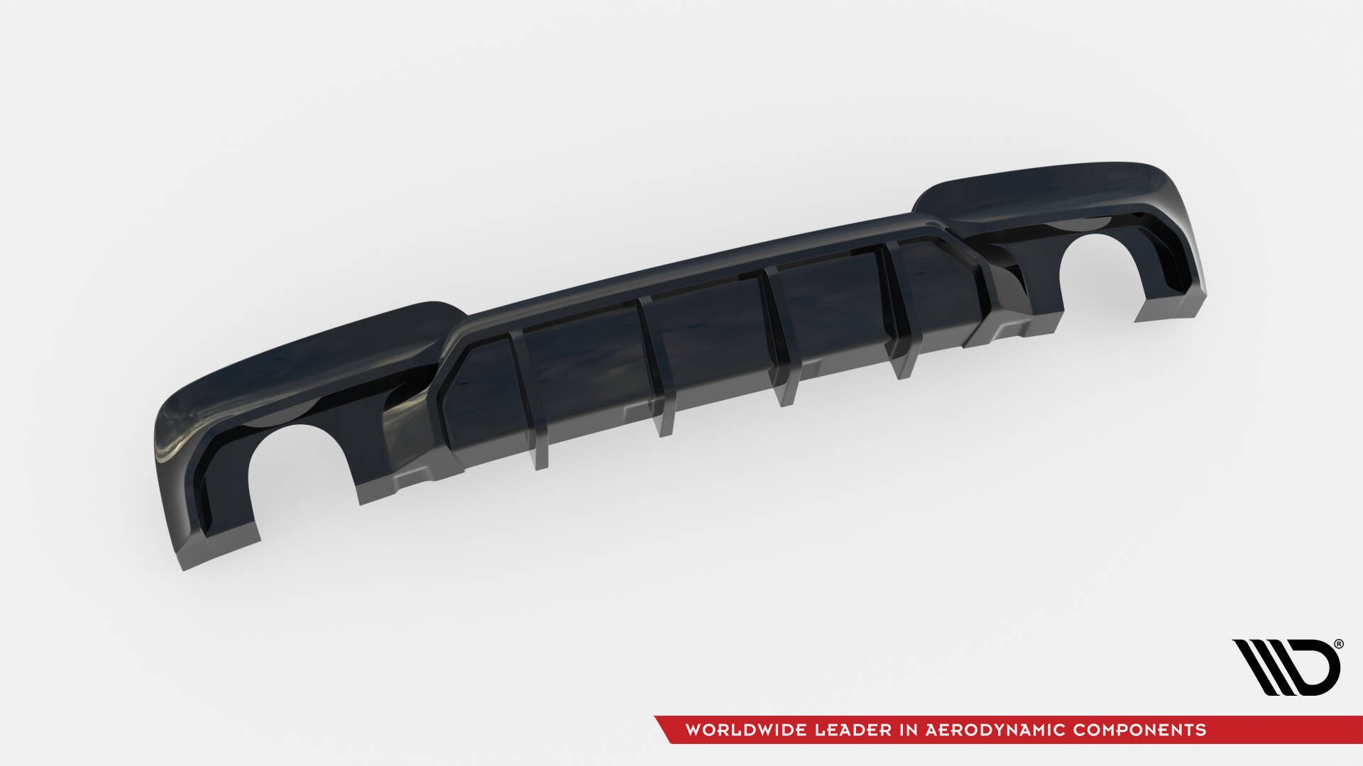 Rear valance v.2 bmw 5 m-pack f10 / f11 (version with two single exhausts)