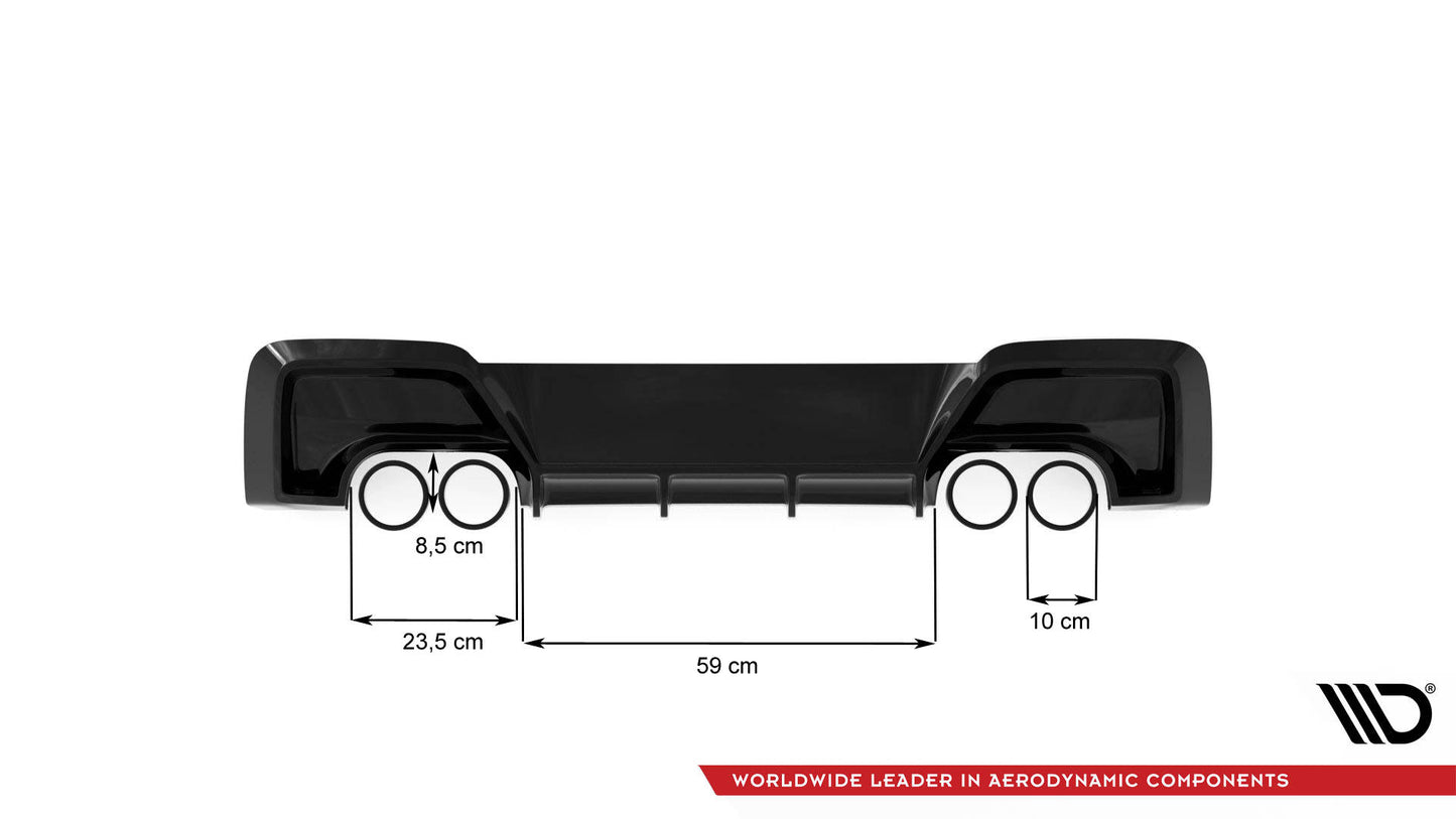Rear valance v.2  bmw m135i f20