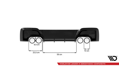 Rear valance v.2  bmw m135i f20