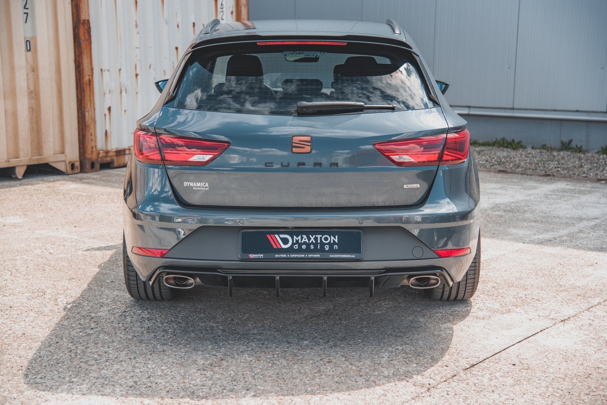 Rear valance v.2 seat leon cupra st mk3 fl