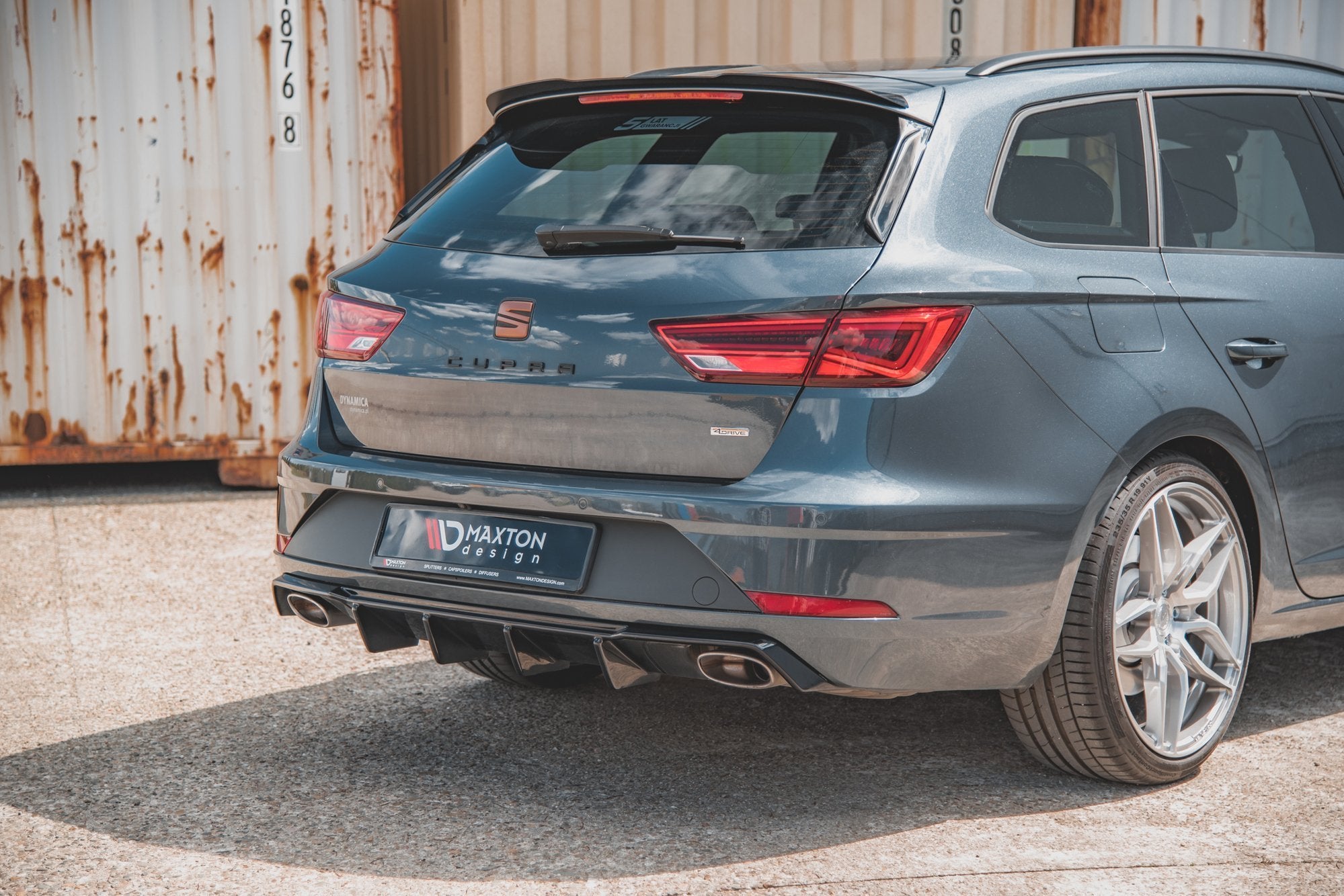 Rear valance v.2 seat leon cupra st mk3 fl