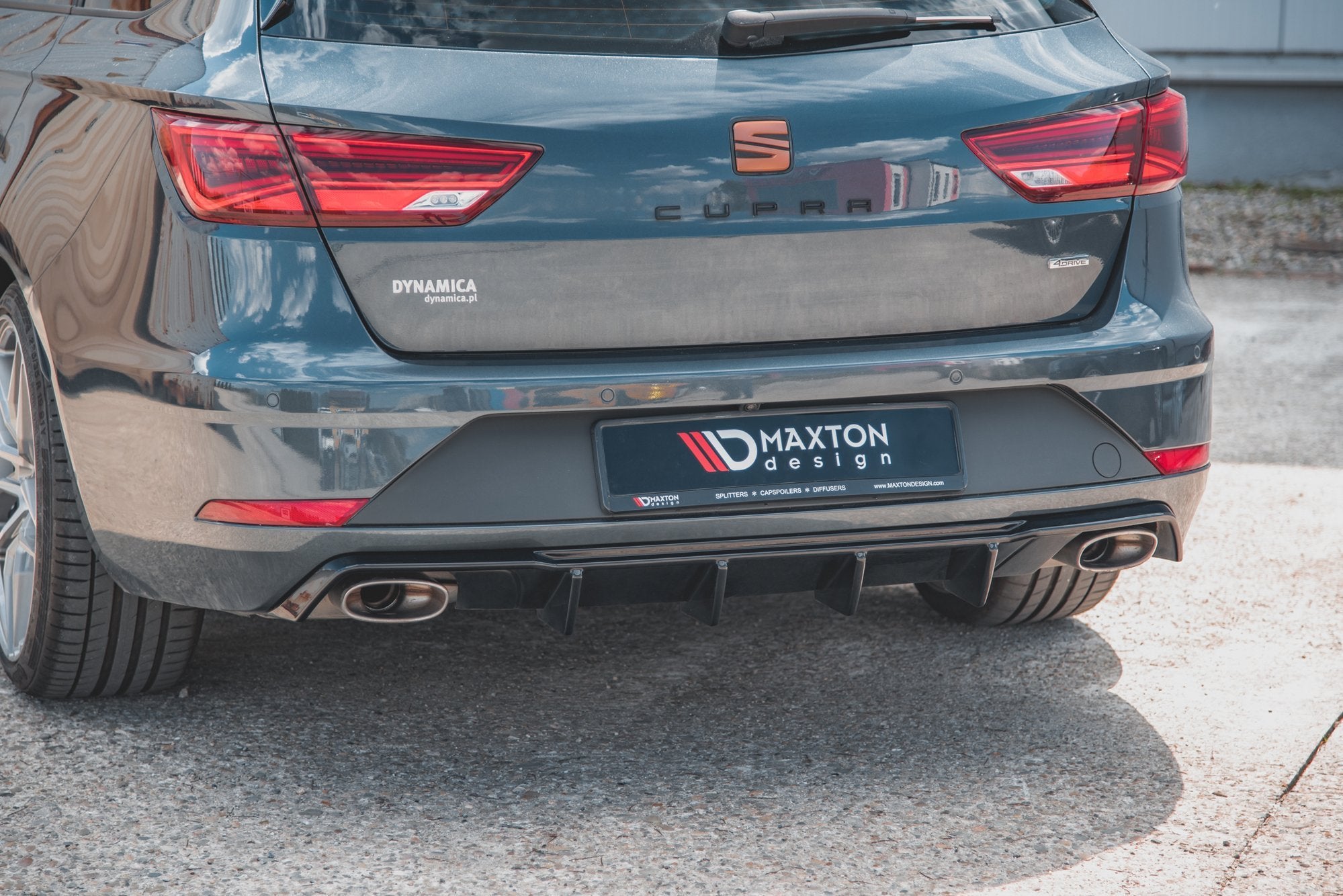 Rear valance v.2 seat leon cupra st mk3 fl