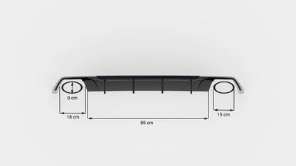 Rear valance v.2 seat leon cupra st mk3 fl