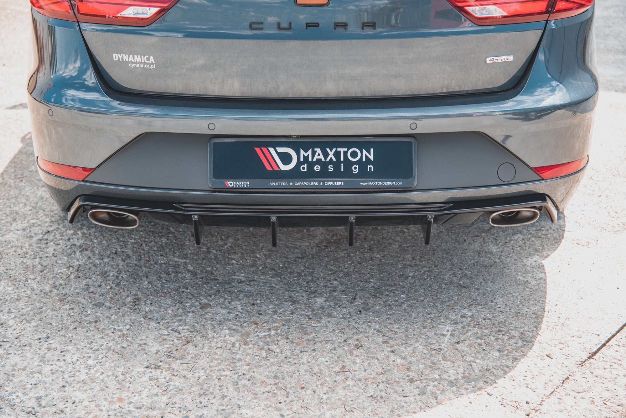 Rear valance v.2 seat leon cupra st mk3 fl