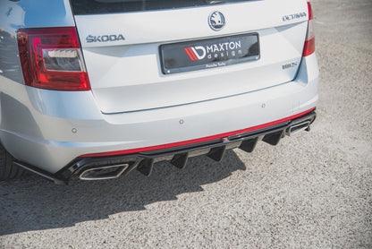 Rear valance v.2 skoda octavia rs mk3 / mk3 fl hatchback / estate