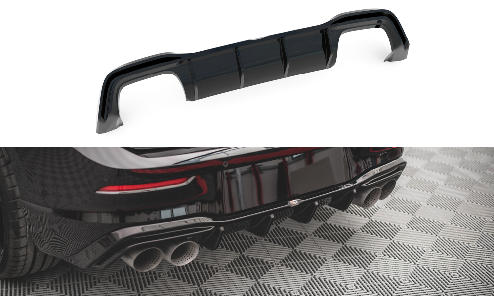 Rear valance v.2 volkswagen golf r mk8